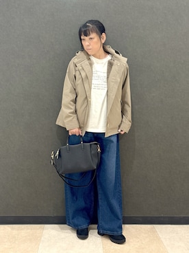「アイテム（ブルゾン）」を使った、わかさん（レディース・160cm）の秋コーディネート