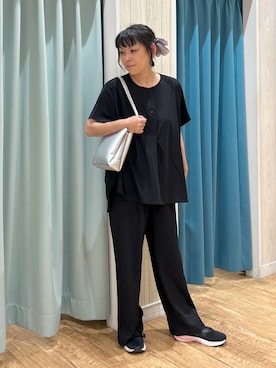 「アイテム（その他ヘアアクセサリー）」を使った、わかさん（レディース・160cm）の夏コーディネート