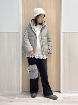 「SHOO・LA・RUE（シューラルー）のアイテム」を使った、わかさん（レディース・160cm）の秋コーディネート