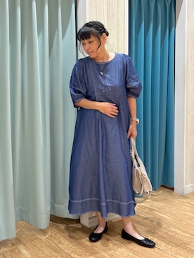 「SHOO・LA・RUE（シューラルー）のアイテム」を使った、わかさん（レディース・160cm）の夏コーディネート