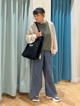 「アイテム（ブルゾン）」を使った、わかさん（レディース・160cm）の夏コーディネート