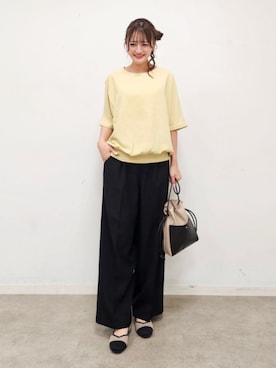 「DRESKIP（ドレスキップ）のアイテム（シャツ/ブラウス）」を使った、ゆゆさん（レディース・161cm）の秋コーディネート