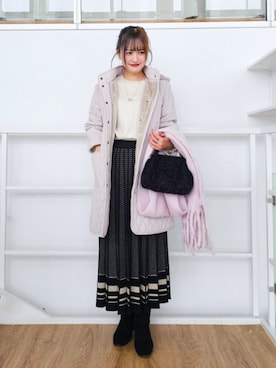 「SHOO・LA・RUE（シューラルー）のアイテム」を使った、ゆゆさん（レディース・161cm）の秋コーディネート