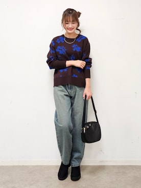 「SHOO・LA・RUE（シューラルー）のアイテム」を使った、ゆゆさん（レディース・161cm）の秋コーディネート