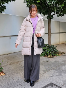 「DRESKIP（ドレスキップ）のアイテム」を使った、ゆゆさん（レディース・161cm）の冬コーディネート