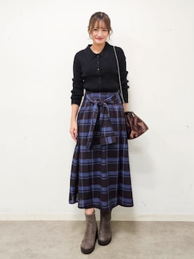 ゆゆさん（レディース・161cm）の冬コーディネート