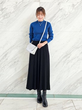 「SHOO・LA・RUE（シューラルー）のアイテム」を使った、ゆゆさん（レディース・161cm）の秋コーディネート