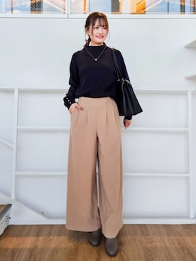 「DRESKIP（ドレスキップ）のアイテム」を使った、ゆゆさん（レディース・161cm）の冬コーディネート