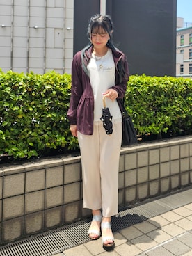 ゆゆさん(レディース・161cm)の夏コーディネート