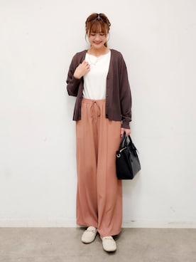 「SHOO・LA・RUE（シューラルー）のアイテム」を使った、ゆゆさん（レディース・161cm）の春コーディネート