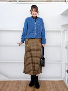 「SHOO・LA・RUE（シューラルー）のアイテム」を使った、ゆゆさん（レディース・161cm）の秋コーディネート