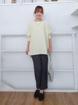 「SHOO・LA・RUE（シューラルー）のアイテム」を使った、ゆゆさん（レディース・161cm）の春コーディネート