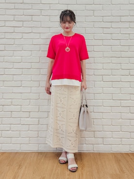 ゆゆさん(レディース・161cm)の夏コーディネート