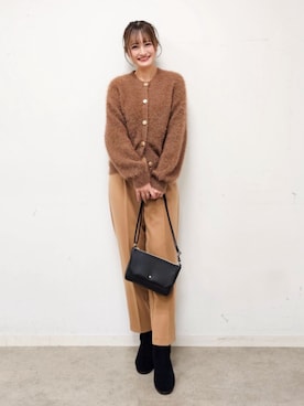 「DRESKIP（ドレスキップ）のアイテム」を使った、ゆゆさん（レディース・161cm）の秋コーディネート