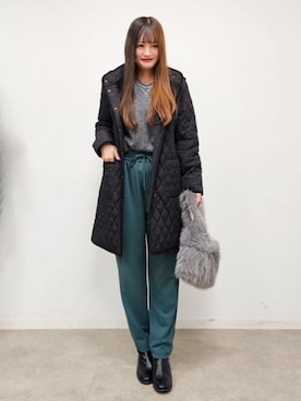 「SHOO・LA・RUE（シューラルー）のアイテム」を使った、ゆゆさん（レディース・161cm）の秋コーディネート