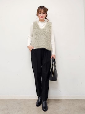 「SHOO・LA・RUE（シューラルー）のアイテム」を使った、ゆゆさん（レディース・161cm）の秋コーディネート