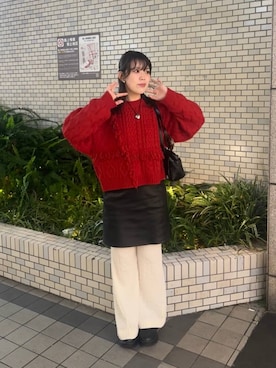 「アイテム（ポロシャツ）」を使った、yuespireさん（レディース・160cm）の秋コーディネート