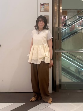 「アイテム（パンツ）」を使った、yuespireさん（レディース・160cm・20代）の夏コーディネート