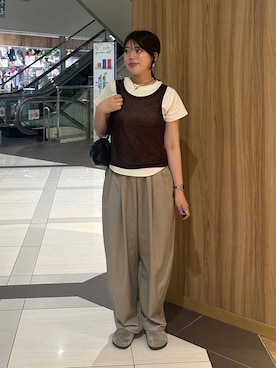 「アイテム（アクセサリー）」を使った、yuespireさん（レディース・160cm）の夏コーディネート