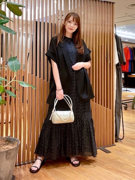 「URBAN RESEARCH（アーバンリサーチ）のアイテム（ジャケット/アウター）」を使った、YUMIさん（レディース・158cm）の夏コーディネート