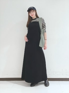 「URBAN RESEARCH（アーバンリサーチ）のアイテム（キャップ）」を使った、YUMIさん（レディース・158cm）の秋コーディネート