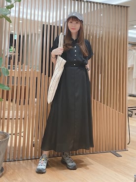 「帰省コーデ」｜YUMIさん（レディース・158cm）の春コーディネート
