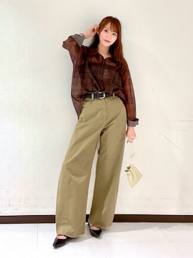 「URBAN RESEARCH（アーバンリサーチ）のアイテム（財布/小物）」を使った、YUMIさん（レディース・158cm）の秋コーディネート