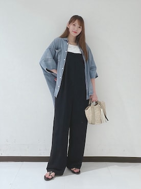 「MOHI（モヒ）のアイテム」を使った、YUMIさん（レディース・158cm）の春コーディネート