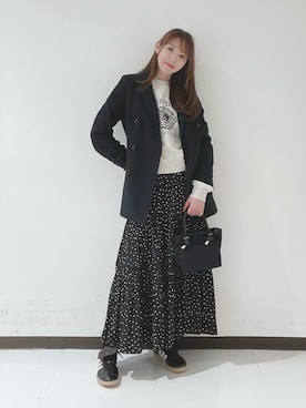 YUMIさん（レディース・158cm）の春コーディネート