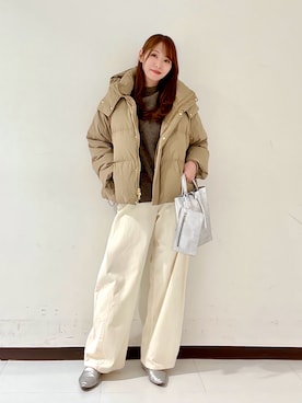 「アイテム（その他アウター）」を使った、YUMIさん（レディース・158cm）の秋コーディネート