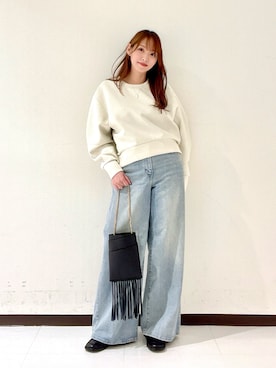 「URBAN RESEARCH（アーバンリサーチ）のアイテム（ショルダーバッグ）」を使った、YUMIさん（レディース・158cm）の秋コーディネート