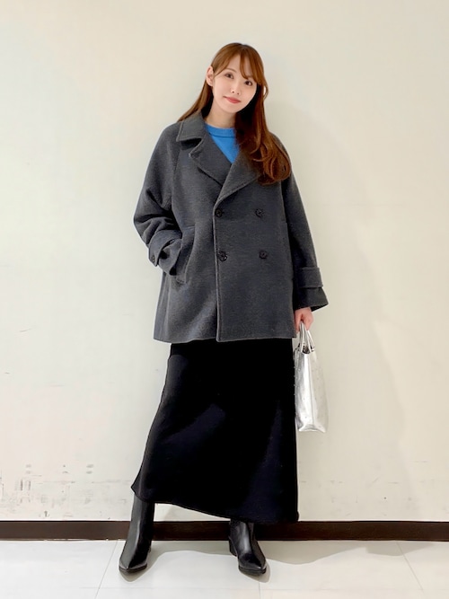 アーバンリサーチ スーパー100メルトンPコート ネイビー アーバンリサーチ URBAN RESEARCH スーパー100メルトンPコート