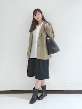 YUMIさん（レディース・158cm）の秋コーディネート