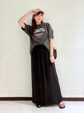 「アーバンリサーチ」｜「アイテム（サンダル）」を使った、YUMIさん（レディース・158cm）の夏コーディネート