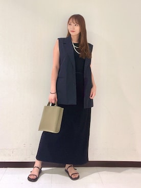「URBAN RESEARCH（アーバンリサーチ）のアイテム」を使った、YUMIさん（骨格ストレート・レディース・158cm）の夏コーディネート