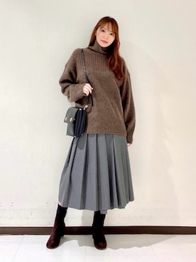 「URBAN RESEARCH（アーバンリサーチ）のアイテム」を使った、YUMIさん（レディース・158cm）の秋コーディネート