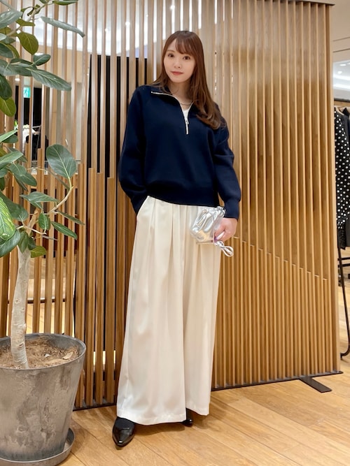 人気★美品◎アーバンリサーチ　ファンクショナル　ワイドパンツ　紺 URBAN RESEARCH（アーバンリサーチ）の「FUNCTIONAL WIDE PANTS