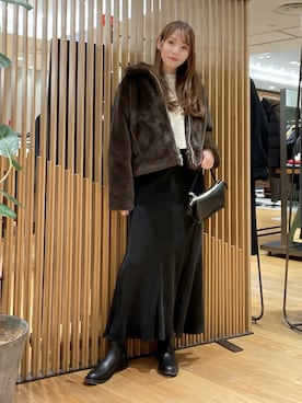 YUMIさん（レディース・158cm）の冬コーディネート