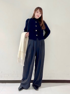 「URBAN RESEARCH ROSSO WOMEN（アーバンリサーチ　ロッソ）のアイテム」を使った、YUMIさん（レディース・158cm）の冬コーディネート