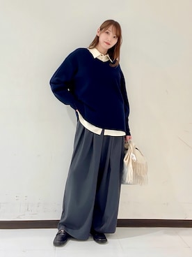 「URBAN RESEARCH ROSSO WOMEN（アーバンリサーチ　ロッソ）のアイテム」を使った、YUMIさん（レディース・158cm）の冬コーディネート