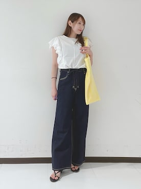 「BONGUSTA（ボングスタ）のアイテム」を使った、YUMIさん（レディース・158cm）の夏コーディネート
