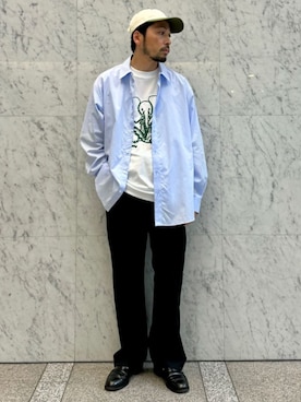 「KIJIMA TAKAYUKI」｜「アイテム（パンツ）」を使った、Sawada_TOMORROWLANDさん（メンズ・168cm）の春コーディネート