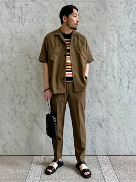 「caban」｜Sawada_TOMORROWLANDさん（メンズ・168cm）の春コーディネート