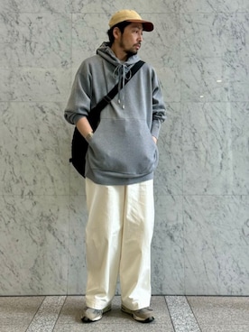 「KIJIMA TAKAYUKI」｜「アイテム（パンツ）」を使った、Sawada_TOMORROWLANDさん（メンズ・168cm）の夏コーディネート