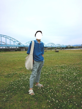 「CANAL JEAN（キャナルジーン）のアイテム」を使った、ずま(zuma)さん（メンズ・172cm）の夏コーディネート