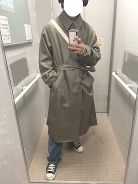 「CANAL JEAN（キャナルジーン）のアイテム」を使った、ずま(zuma)さん（メンズ・172cm）の春コーディネート