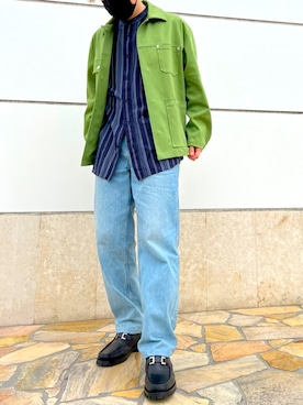 「アイテム（ブルゾン）」を使った、KOZIさん（メンズ・172cm・40代）の春コーディネート