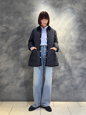 「アイテム（ブルゾン）」を使った、おしゃれーなさん（レディース・162cm）の秋コーディネート