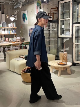 「アイテム（チノパンツ）」を使った、おしゃれーなさん（レディース・162cm）の夏コーディネート
