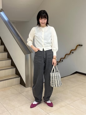 「CACHELLIE（カシェリエ）のアイテム」を使った、おしゃれーなさん（レディース・162cm）の春コーディネート